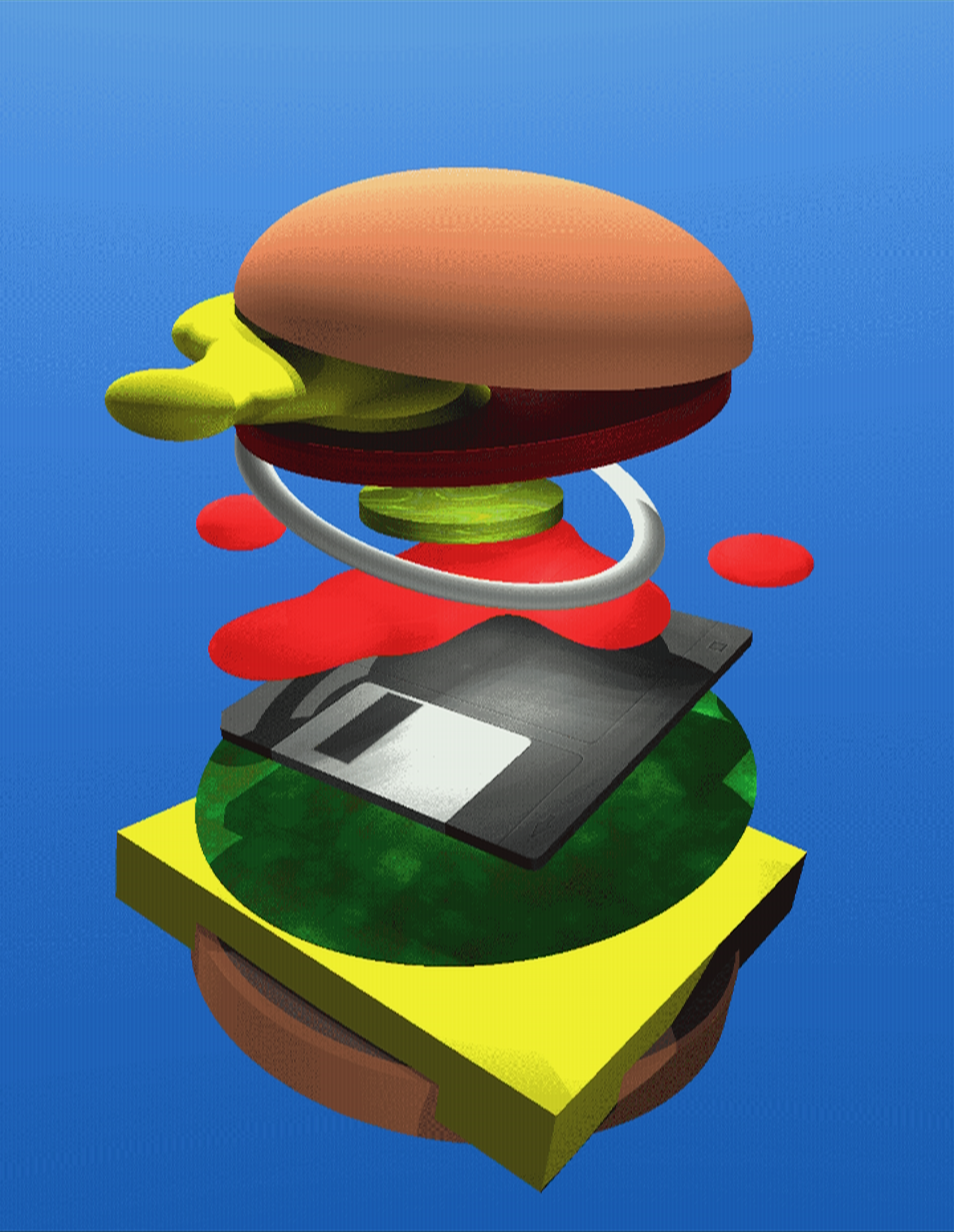 Sixty Four-Byte Burger